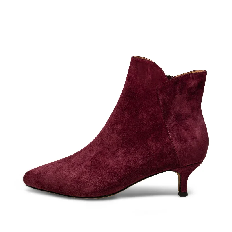 Seize Bargains Saga boot suede - BORDEAUX