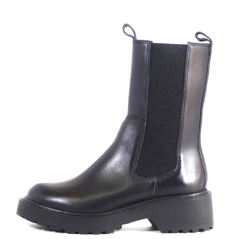 Latest Trends Shadow Leather Booties
