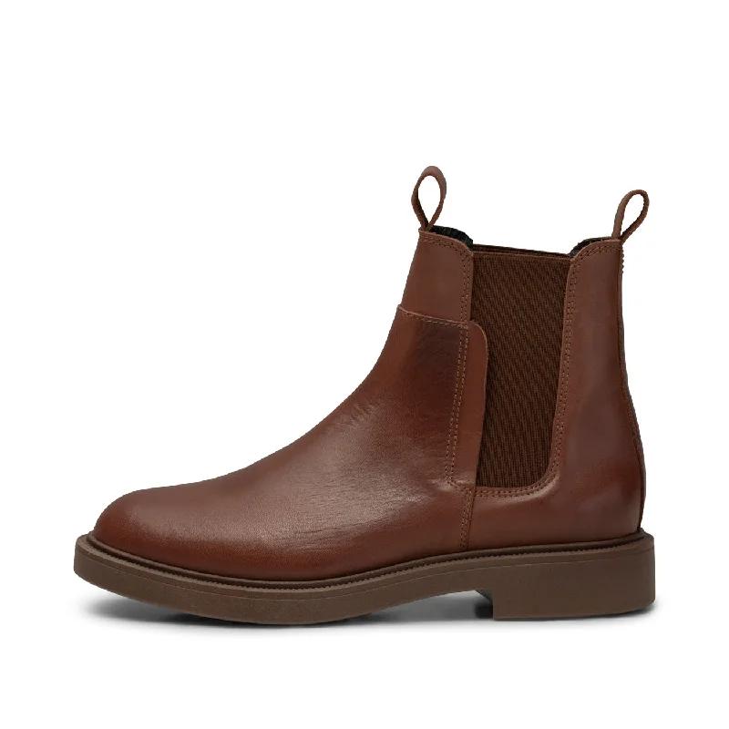 Fashion-Forward Offers Thyra chelsea boot leather - CHESTNUT BROWN