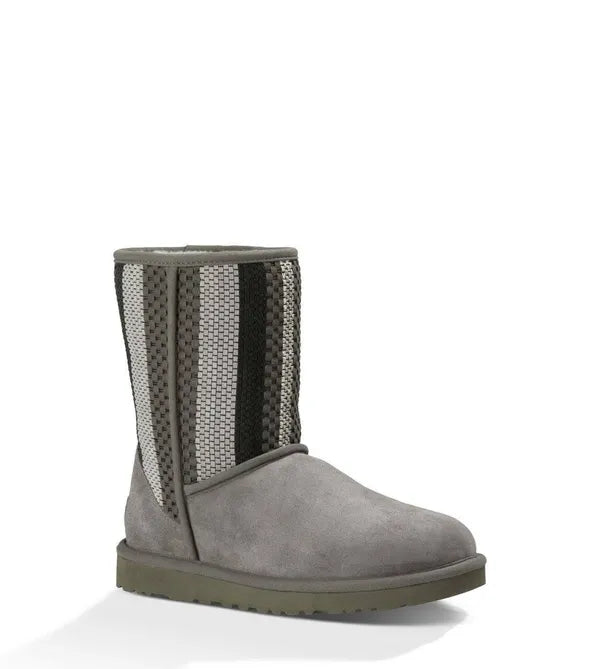 Statement Footwear Discount Ugg Classic Short Woven Suede