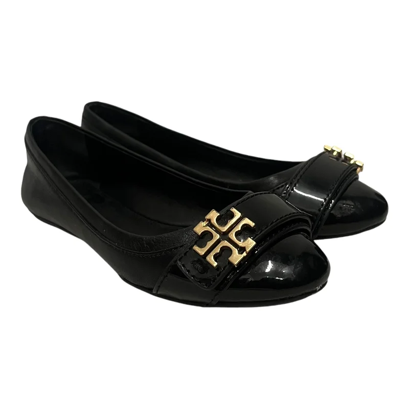 Hot Deals TORY BURCH/Flat Shoes/US 4.5/Leather/BLK/