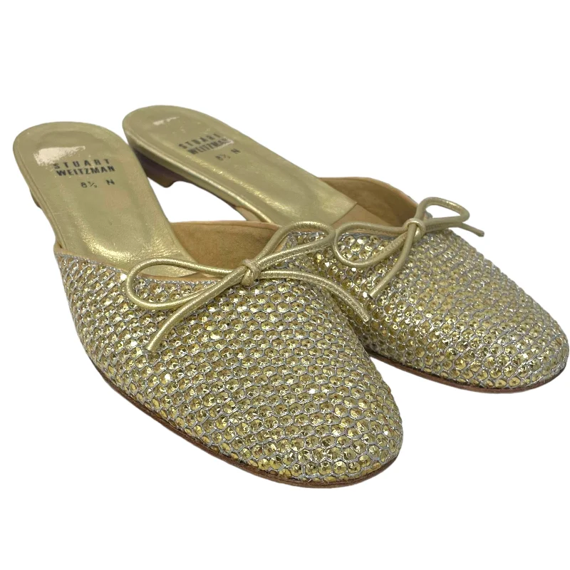 Huge Markdowns STUART WEITZMAN/Flat Shoes/US 8.5/Leather/GLD/