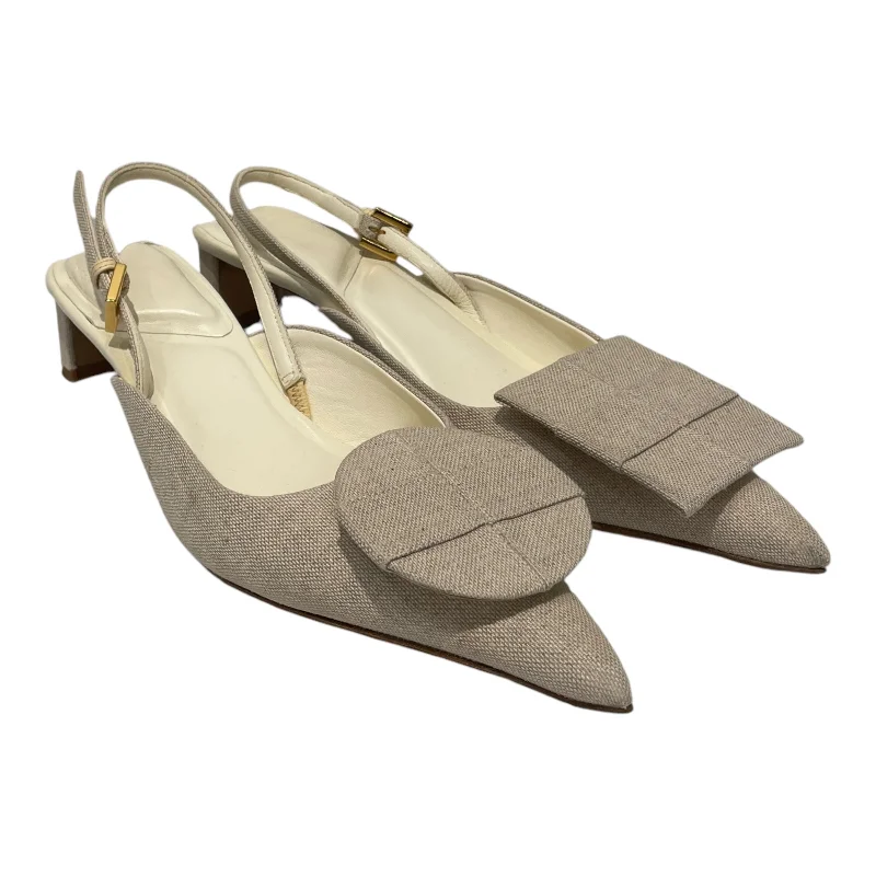 Exclusive Discounts JACQUEMUS/Flat Shoes/EU 36/CRM/DUELO SLINGBACK