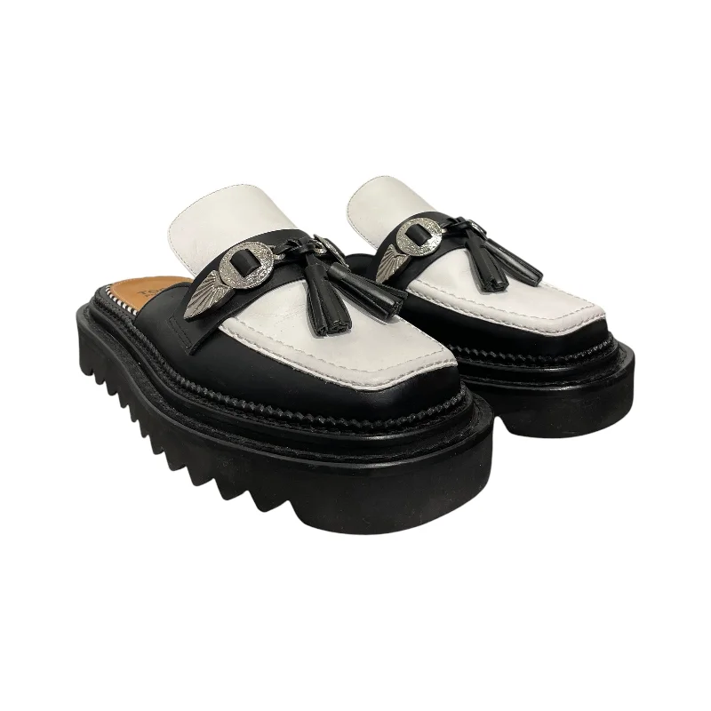Inspired By You, Designed For You TOGA PULLA/Flat Shoes/EU 38/Faux Leather/BLK/Tassel mules(Includes Box)