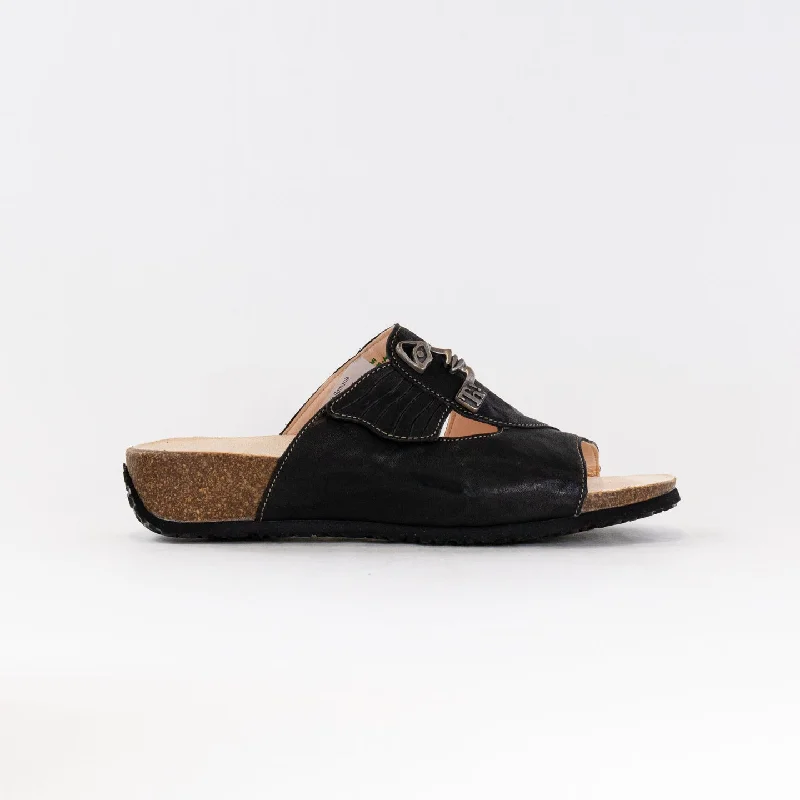 Luxury Shoes Clearance Think Mizzi Sandal (Women's) - Black Leather