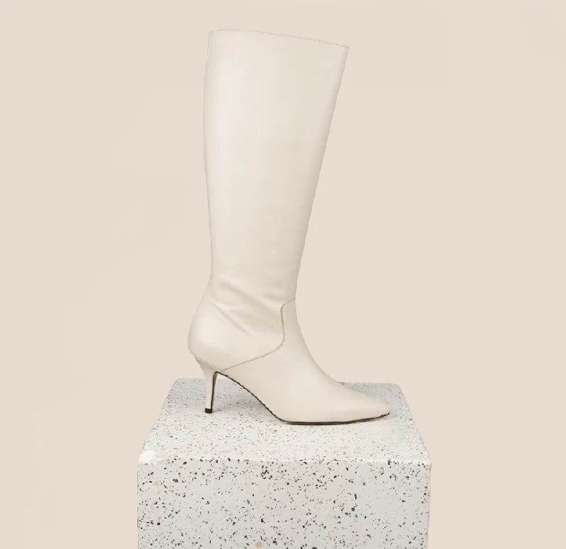 High-Fashion Casual Shoes Alassio - Latte Leather