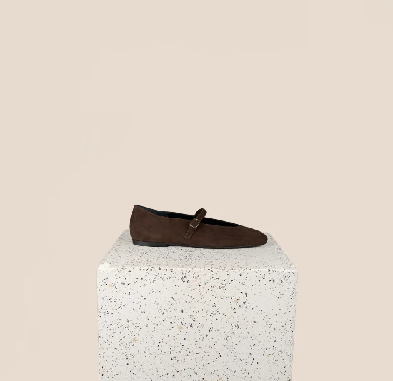 Fashion Casual Shoes Bari - Chocolate Suede