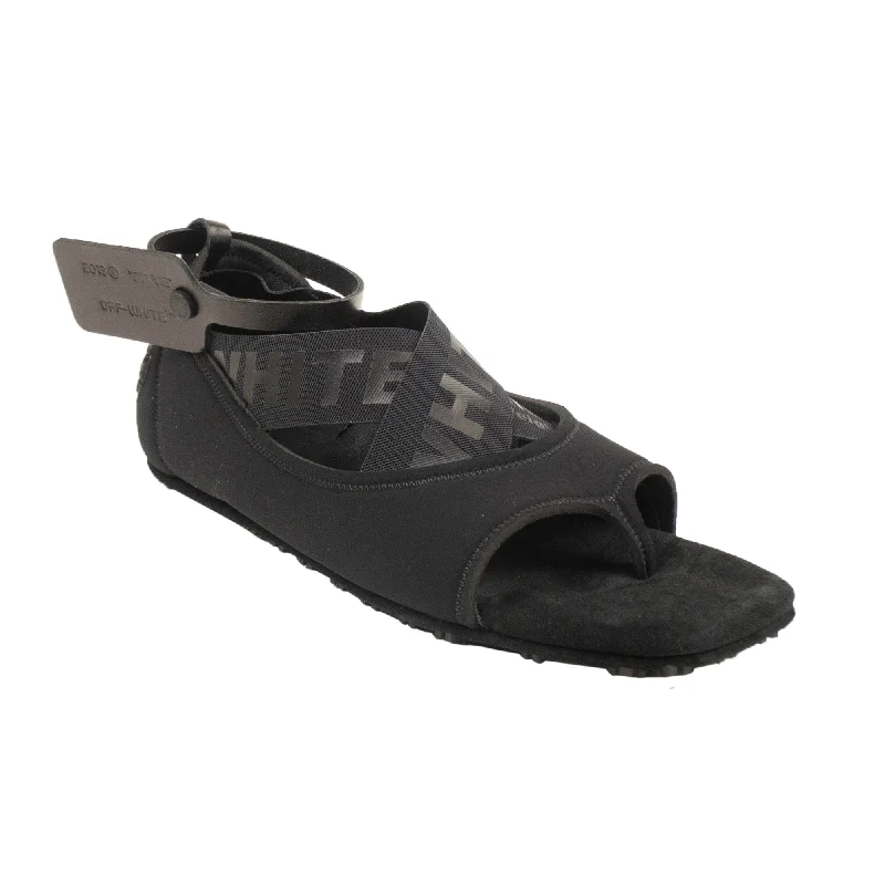 Effortless Slip-On Shoes OFF-WHITE C/O VIRGIL ABLOH Black Yoga Flat Shoes Sandals