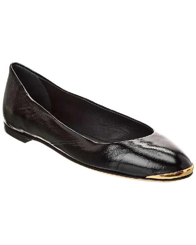 Comfortable Slip-On Shoes Giuseppe Zanotti Amur 2.0 Leather Flat