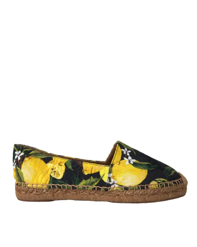 Women's Trendy Boots Dolce & Gabbana  Women's Lemon Print Espadrilles