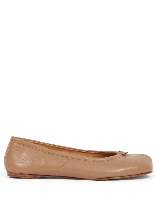 Classic Casual Shoes Sale Maison Margiela Women's Flat Shoes Beige