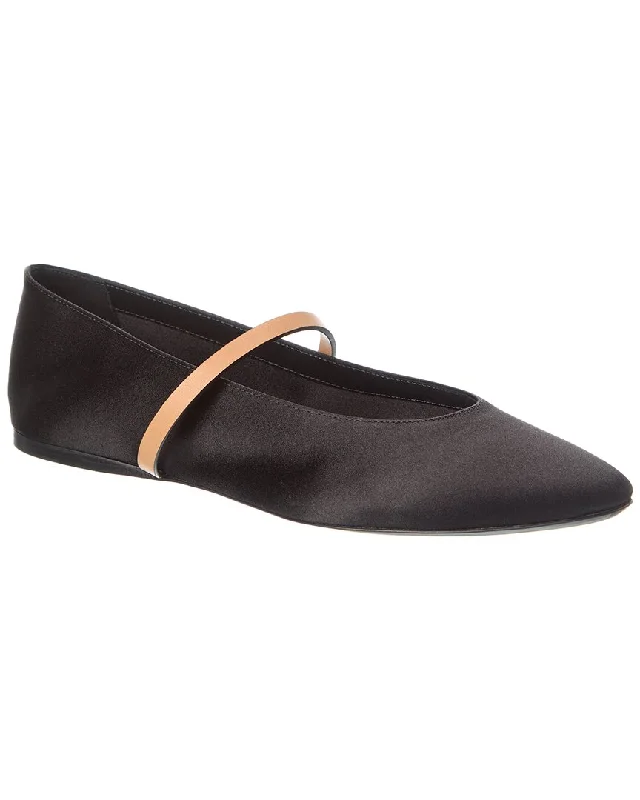 Versatile Fashion Shoes Saint Laurent Gio Satin Flat