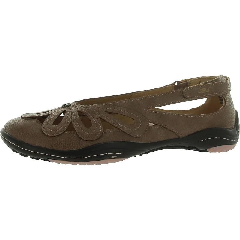 Comfortable Stylish Shoes Juniper Womens Vegan Leather Round Toe Ballet Flats