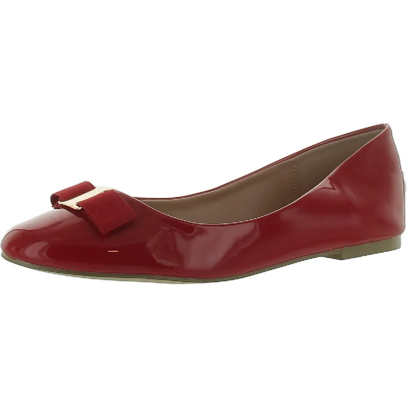 Comfortable Urban Shoes Womens Patent Slip On Ballet Flats