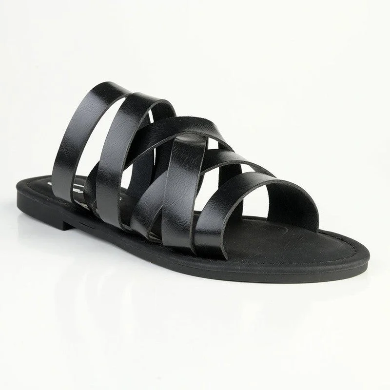 Versatile Shoes Promotion Bucci ladies Mule Sandal - Black