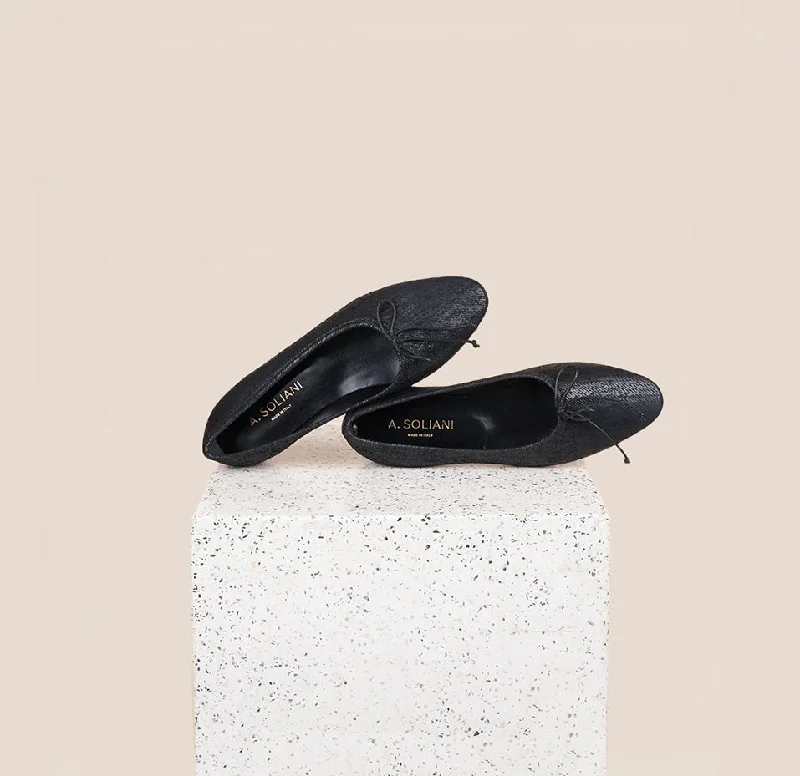Best Women's Shoe Deals Como - Black Twill