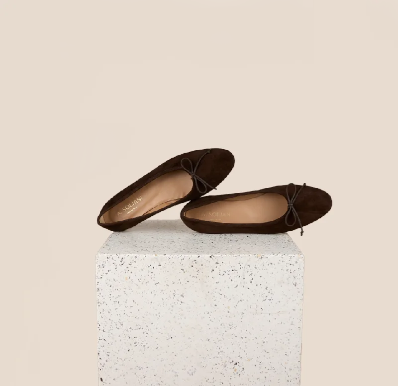 Street-Style Slip-Ons Como - Chocolate Suede