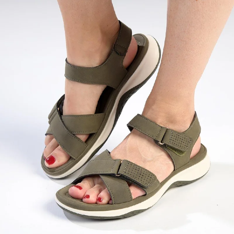 Limited-Time Shoe Deals Franco Rossi Adven 2 Sandals - Olive