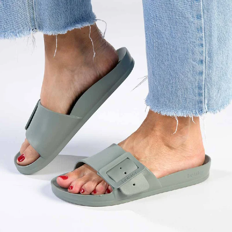 All-Day Comfort Shoes Sale Holster Solace Push In Sandal -Seagrass