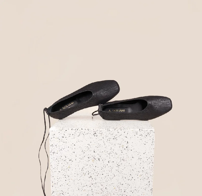 Casual Women's Flats Imola - Black Twill