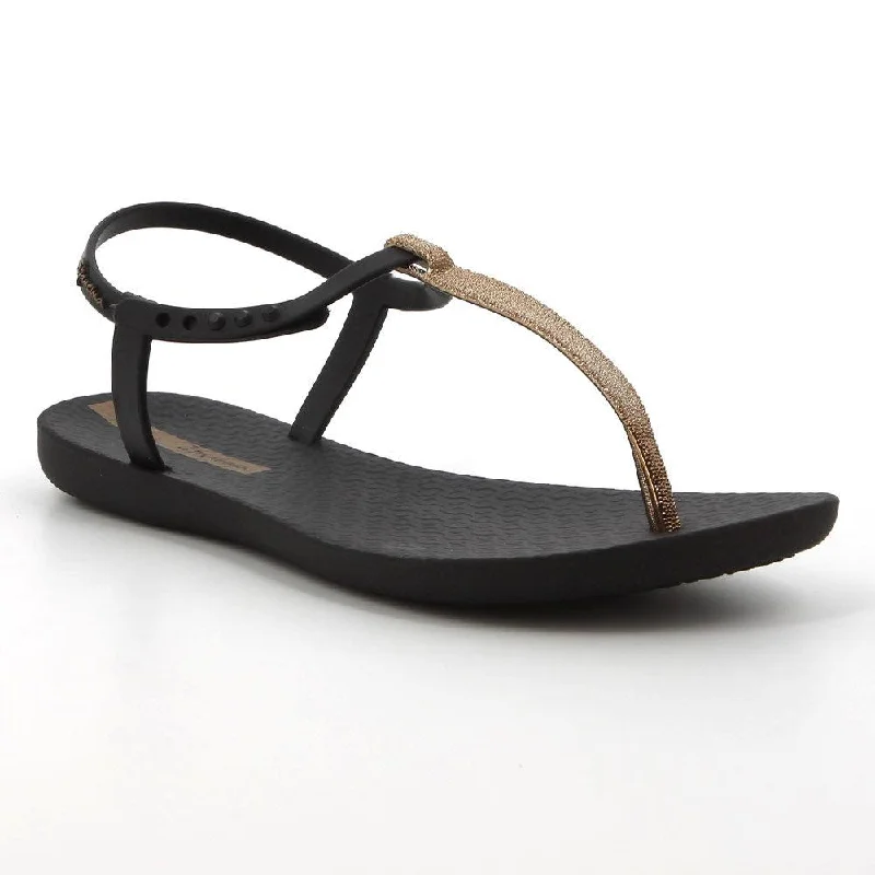 Flash Sales Today Ipanema Back Strap - Galm Trim Sandals - Black/Gold
