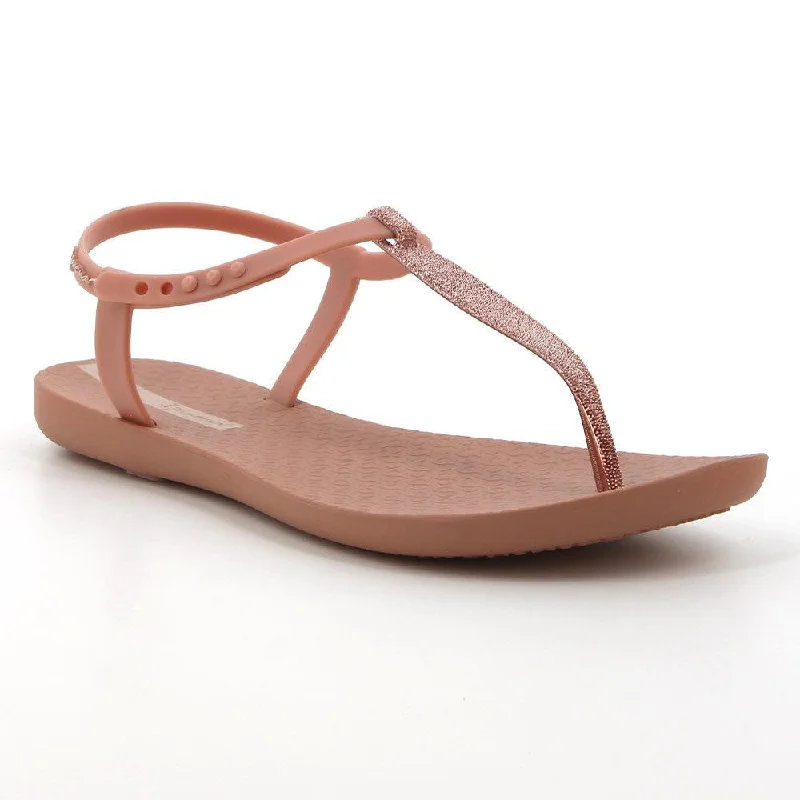Fashion Deal Ipanema Back Strap - Glam Trim Sandals - Rose/Gold
