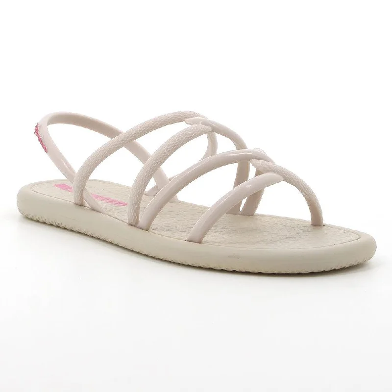 Chic Styles Ipanema Back Strap Sandals - Beige