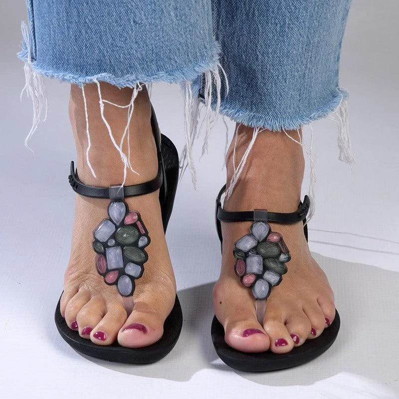 Weekend Exclusive Ipanema Khai Glam Thong Sandals - Black