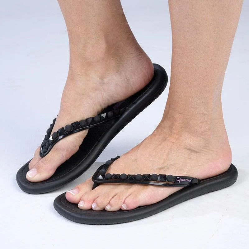 Limited Time Deal Ipanema Nova Thong Sandals - Black