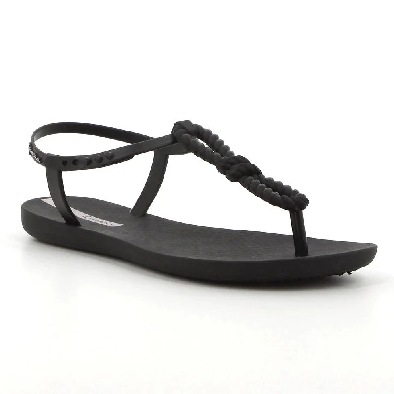 Bid Farewell To The Old Season Ipanema Sandal With Slingback - Black