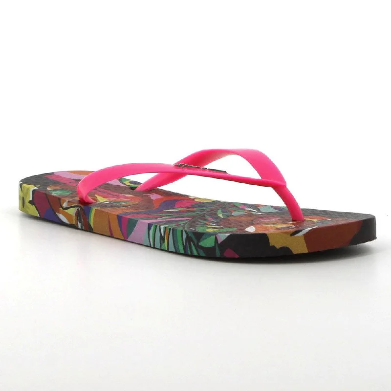 Slip-Resistant Footwear Promotion Ipanema Thong Sandals - Black/Pink