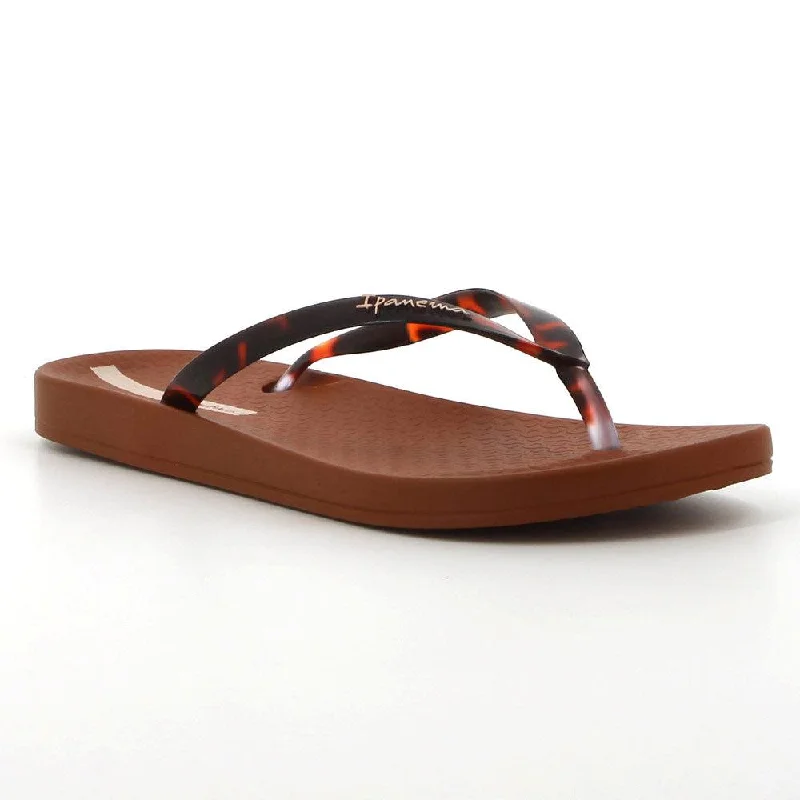 Affordable Shoe Fashion Ipanema Thong Sandals - Brown