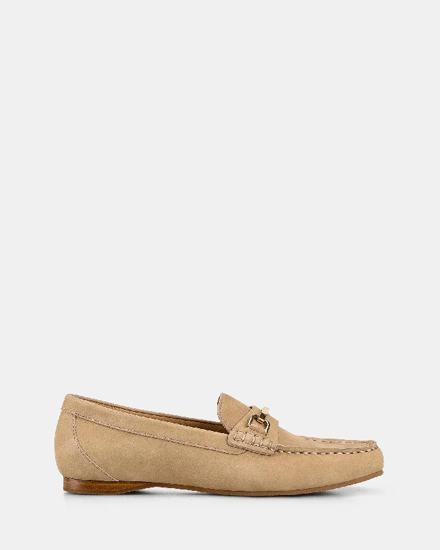 Vintage-Inspired Style Offers Keeper Taupe Nubuck