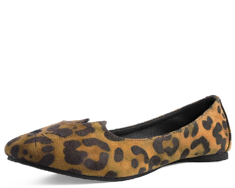 Classic Elegance Sales Leopard Sophistakitty Flat *ALL ITEMS FINAL SALE/NON-RETURNABLE*