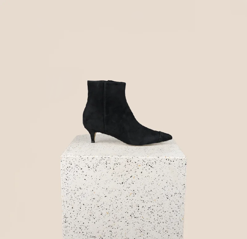 Women's Cozy Winter Boots Mantova - Black Suede