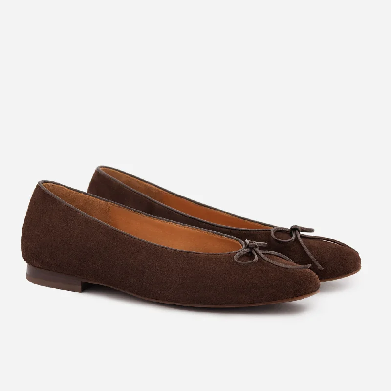 Elegant Fashion Offers Mona Flat - Suede - Women's