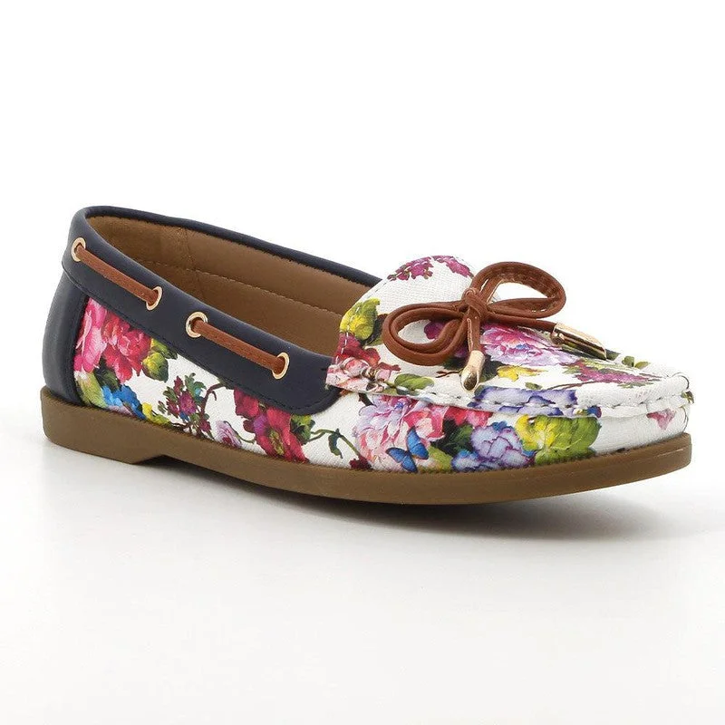 Flexible Sole Shoes Sale Soft Style by Hush Puppies Jama Floral Loafer - Bright Floral
