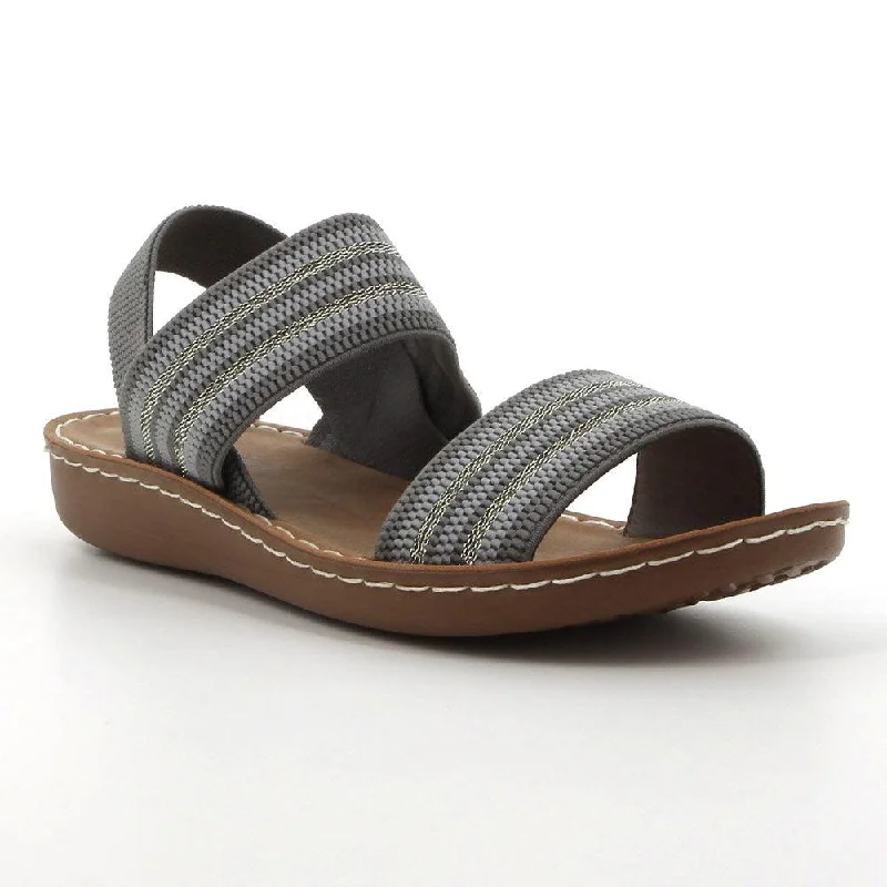All-Day Comfort Shoes Sale Soft Style by Hush Puppies Tomaya Strap Sandals - Grey
