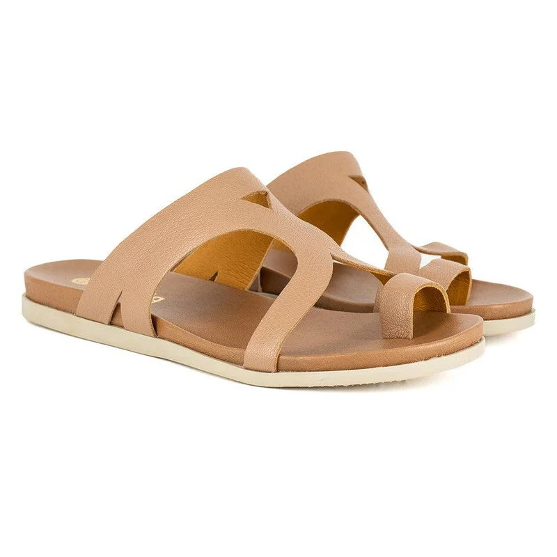 Modern Fashion Loafers Tsonga Zawadi Leather Sandals - Oak