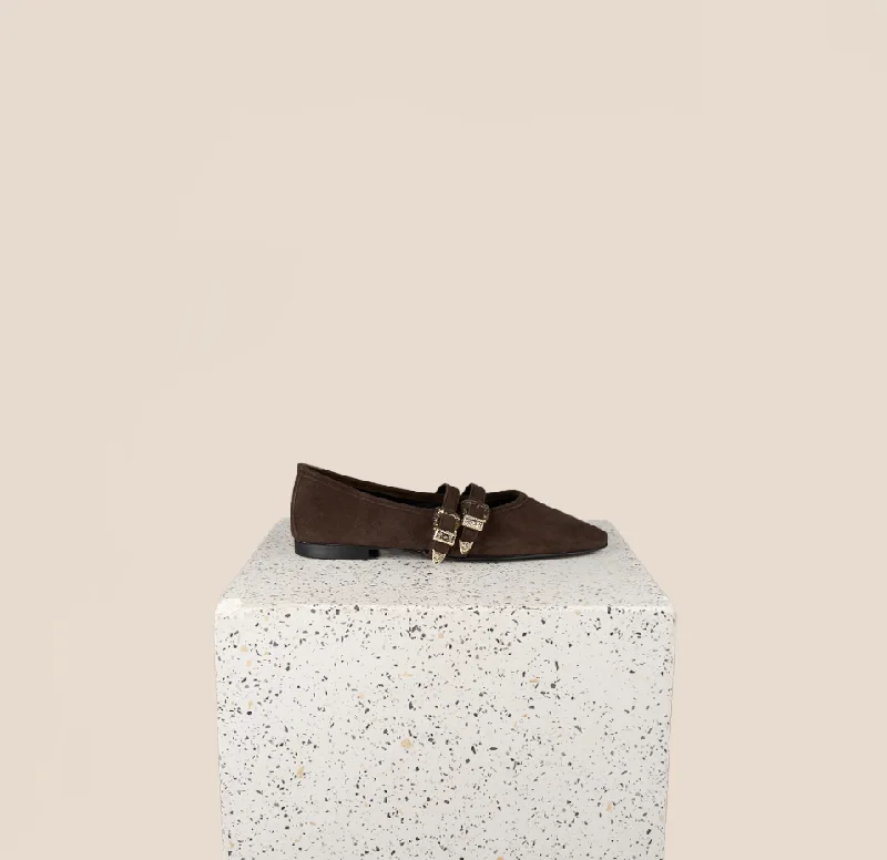 Comfortable Fashion Shoes Udine - Chocolate Suede