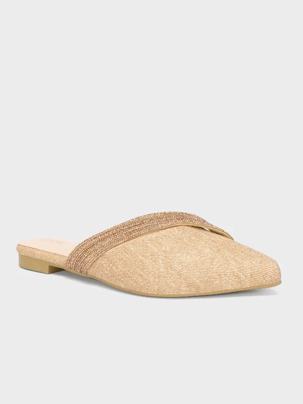Chic Style Discounts Women "MACARIA" Pointed Slide-in Slippers