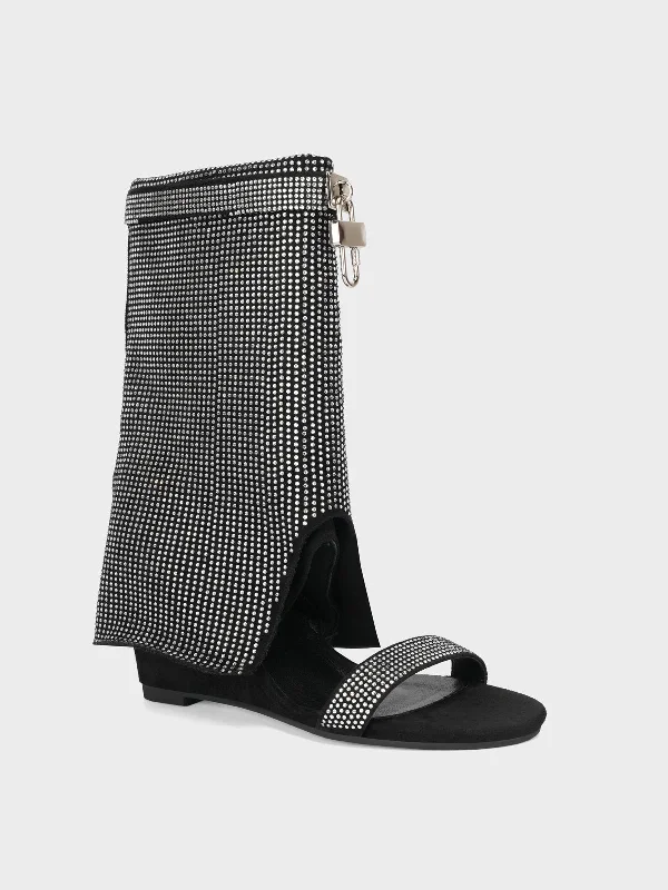 Comfortable Flats Women "MANICA" Stylish Wedge Sandals
