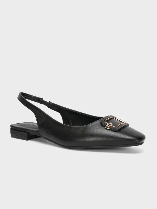 Comfortable Everyday Shoes Women's "AMYRYN" Slingback Flat Pumps