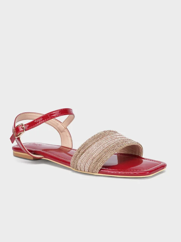 Women's Fashion-Forward Flats Womens "ISHIRIA" Fancy Flat Sandals