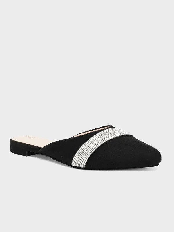 Comfort And Style Shoes Sale Women's "LEATON" Open Back Fancy Slippers