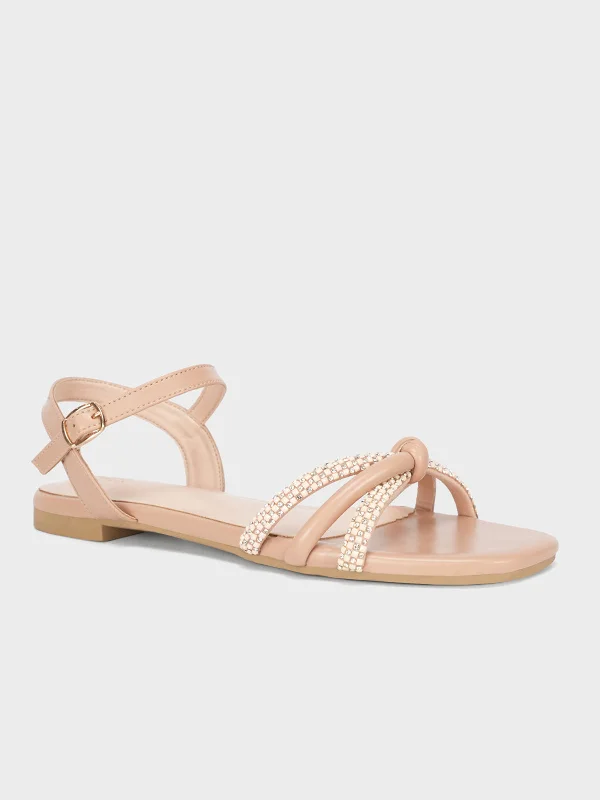 Stylish All-Day Wear Shoes Women's "PACO" Crossover Summer Flat Sandals