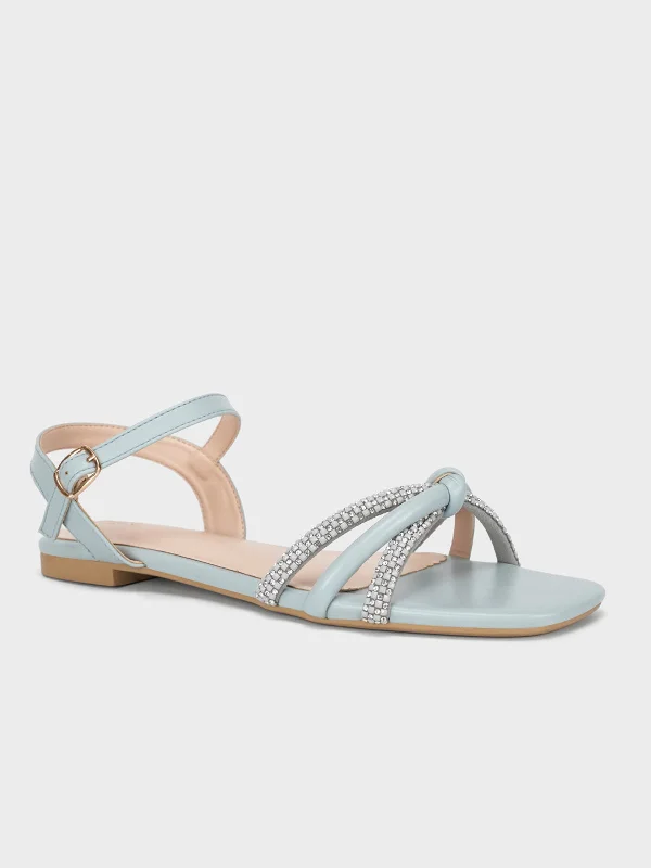 Trendy And Breathable Shoes Women's "PACO" Crossover Summer Flat Sandals