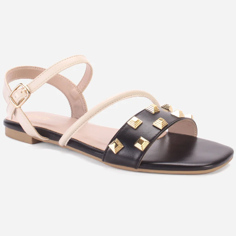 Casual Chic Footwear Offers Women's "RHINOTA" Stud Detailing Sandals